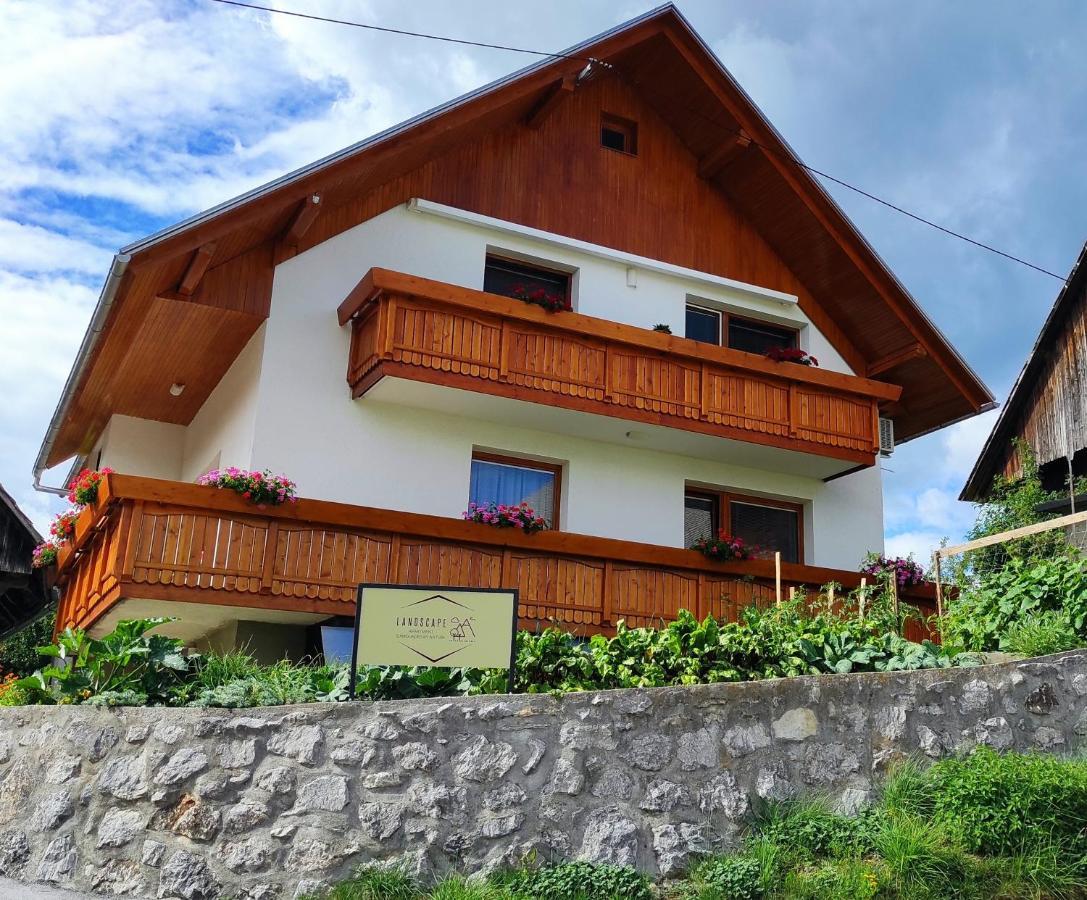 Apartment Landscape Zgornje Gorje Exterior foto